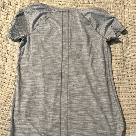 Heathered Gray Workout Top - Picture 4 of 4